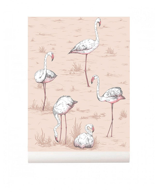Papel Pintado | Flamingos Icons 112/11039
