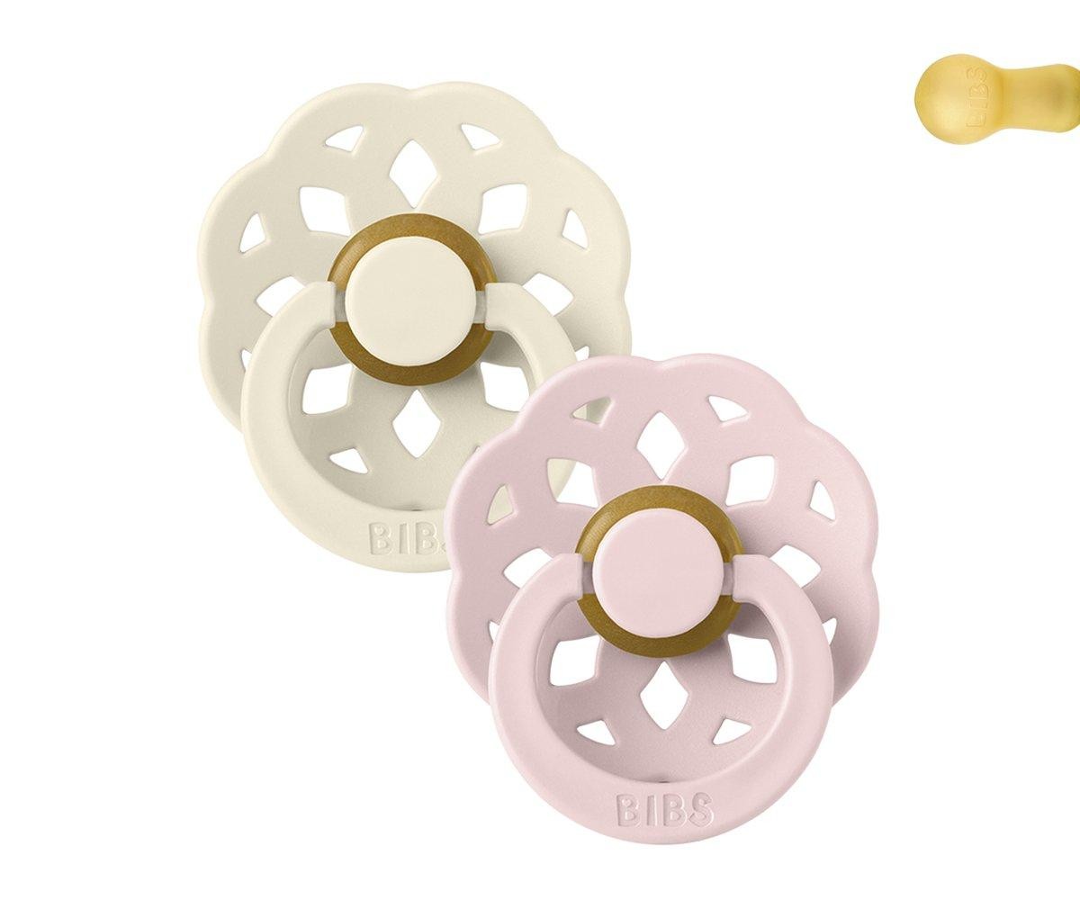 2 Chupetes | Boheme  Ivory/Blossom