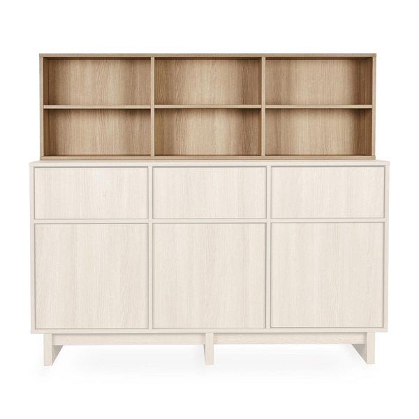 Cajonera Kyo XL - Almacenamiento superior - Color miel ceniza