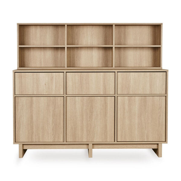Cajonera Kyo XL - Almacenamiento superior - Color miel ceniza