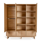 Armario Kyo XL de 3 puertas – Fresno miel