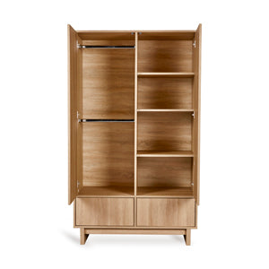 Armario Kyo de 2 puertas – Fresno miel