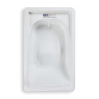 PLASTIC BATH WHITE COLOR