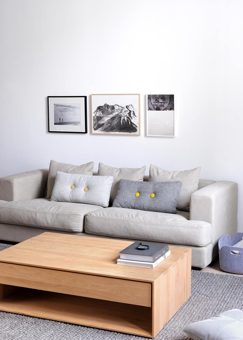 Mesa centro Nordic roble