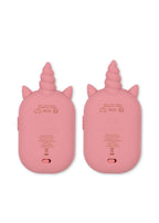 Walkie-talkie de unicornio con purpurina