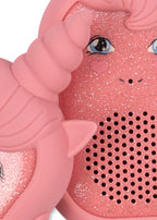 Walkie-talkie de unicornio con purpurina
