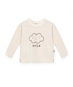 Camiseta de bebé marfil