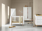 Crib | Wood Mini+ Incl. Junior Kit