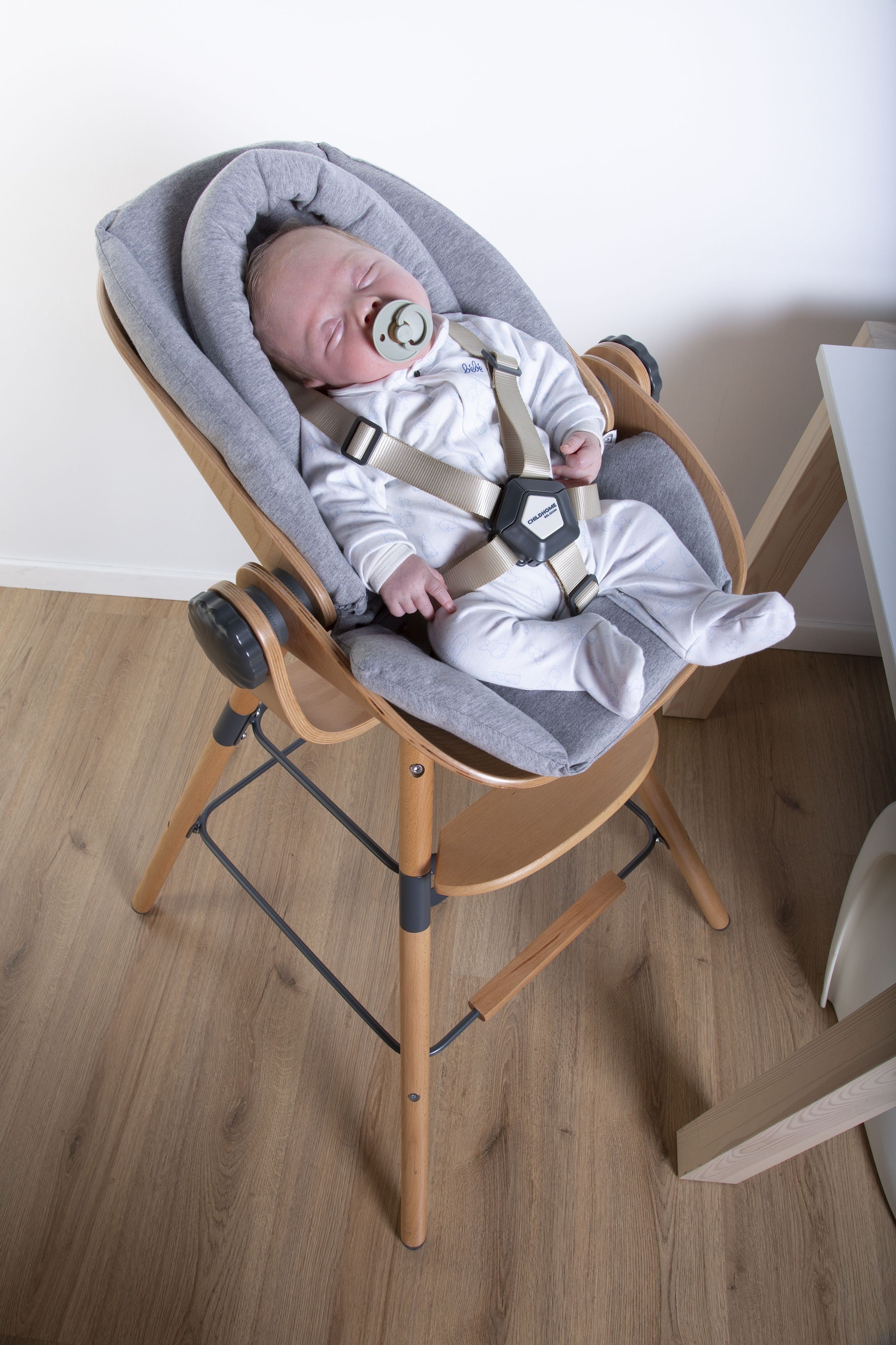Cojín asiento recién nacidos Evolu | Jersey Grey