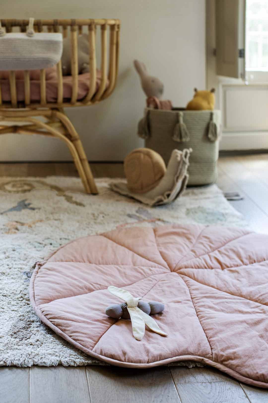 Manta Actividad Lavable Water Lily Pad Vintage Nude