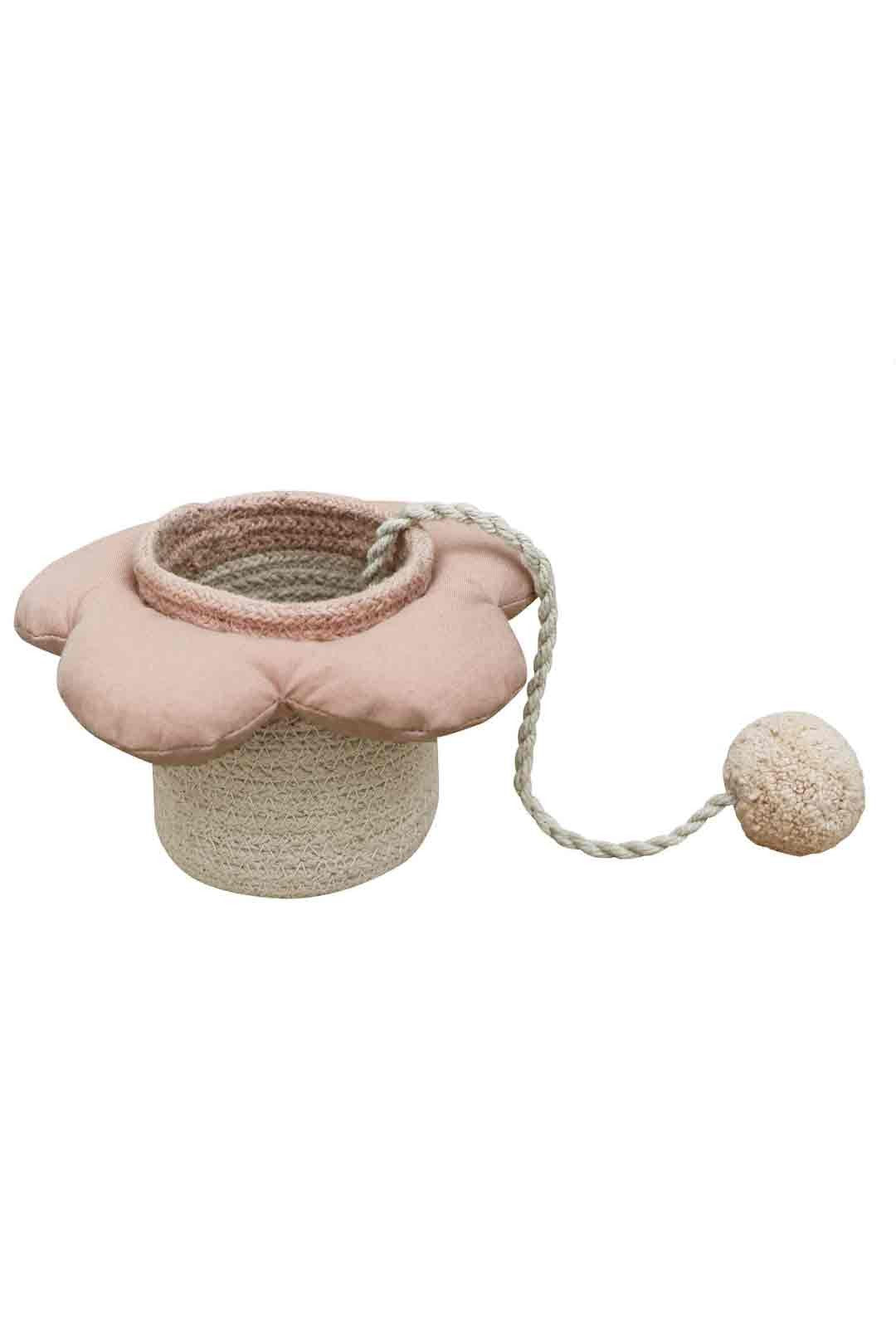 Flor de juguete de copa y pelota
