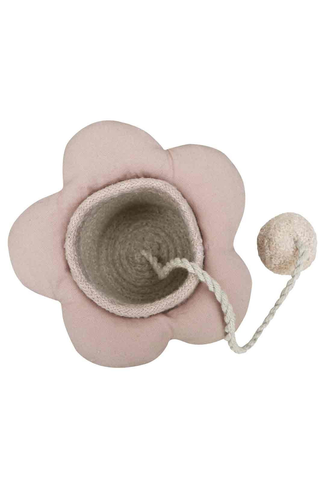 Flor de juguete de copa y pelota