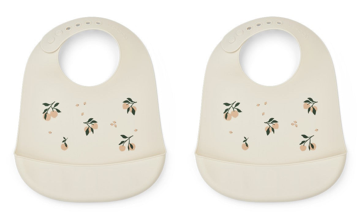 Babero |s Silicona Tilda  Peach sea shell