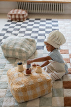 Alfombra Lavable | Kitchen Tiles Blue Sage