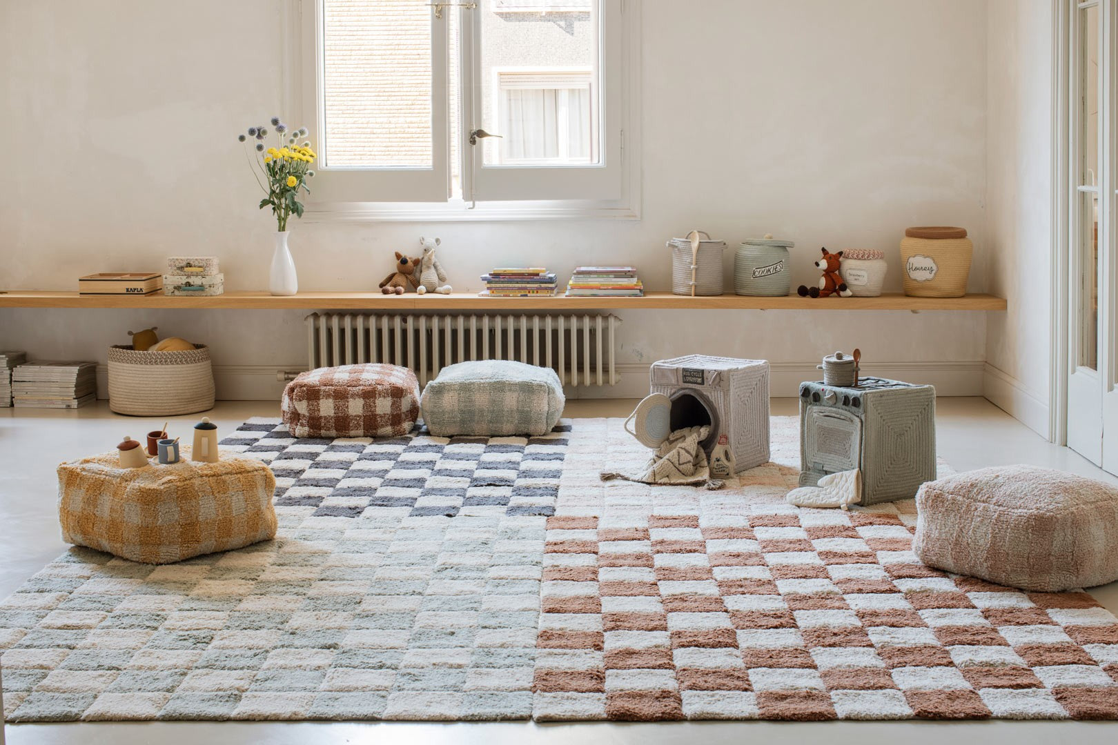 Alfombra Lavable | Kitchen Tiles Toffee