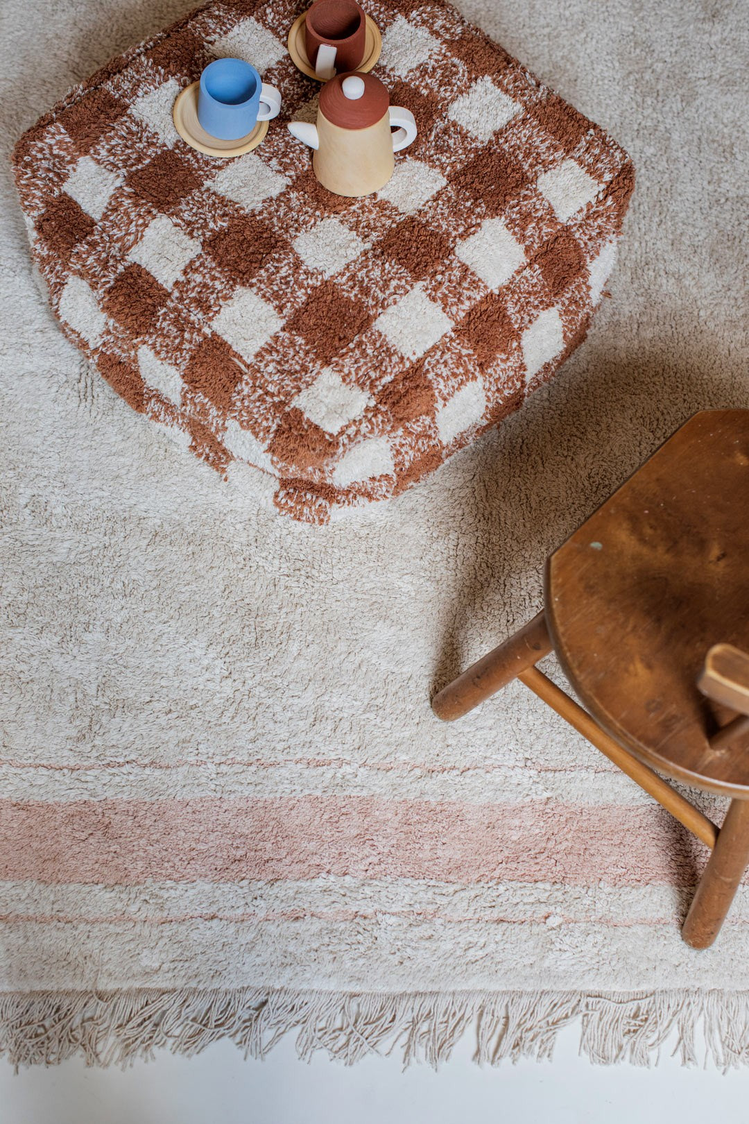 Alfombra Lavable | Gastro Rose 90x130