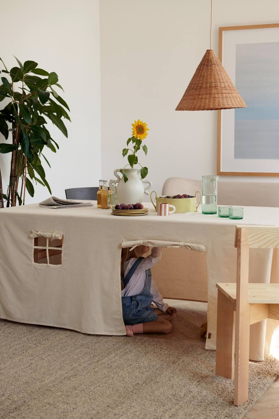 Casa de tela para mesa Settle