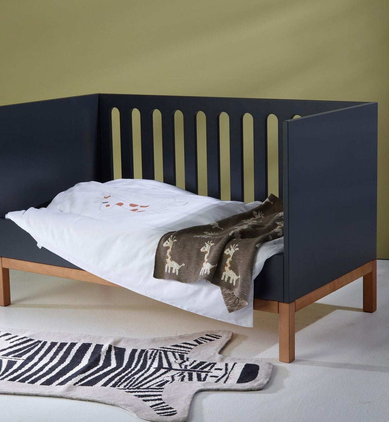 Cuna Convertible | Indigo Moonshadow 140x70