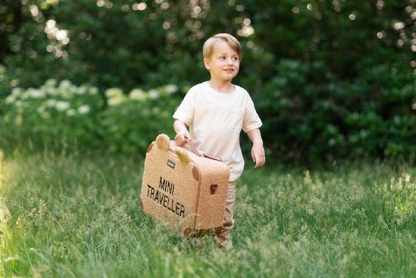 Maleta | Mini Traveller Teddy Marrón