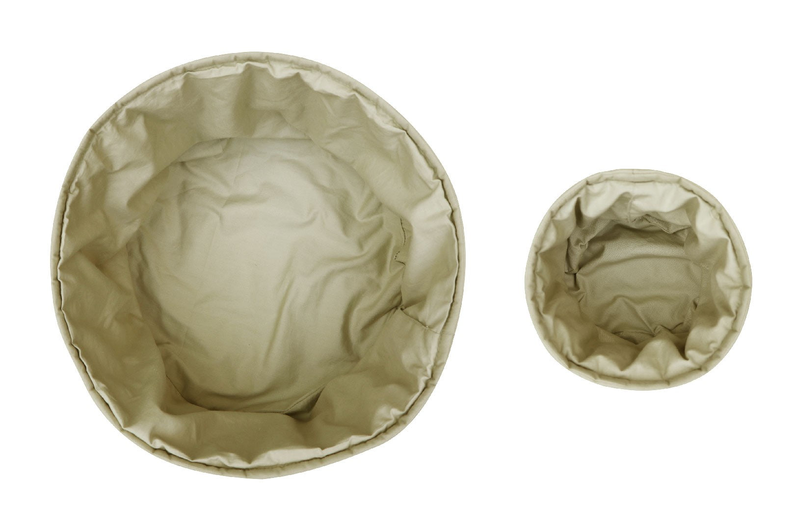 Set dos cestas acolchadas Bambie Olive