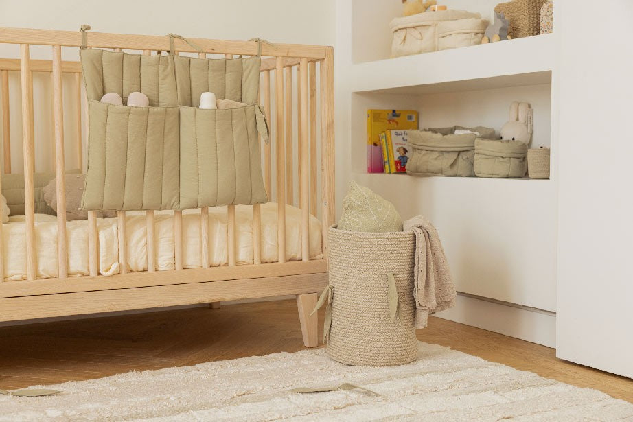 Set dos cestas acolchadas Bambie Olive