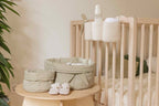 Set dos cestas acolchadas Bambie Olive