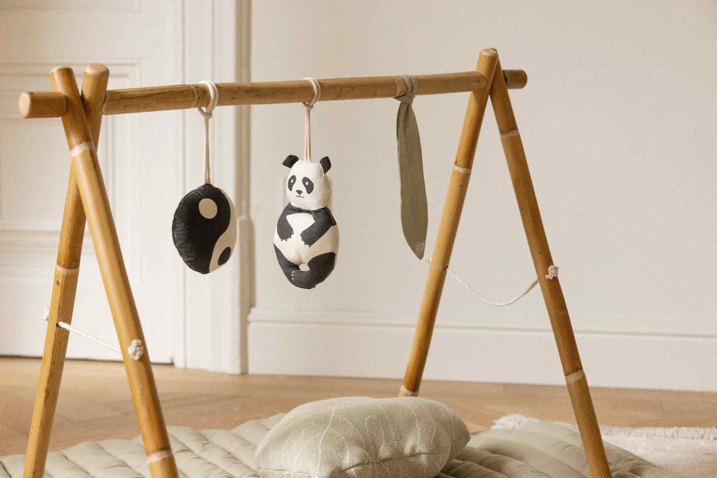 Set of 3 Sensory Panda Hangers