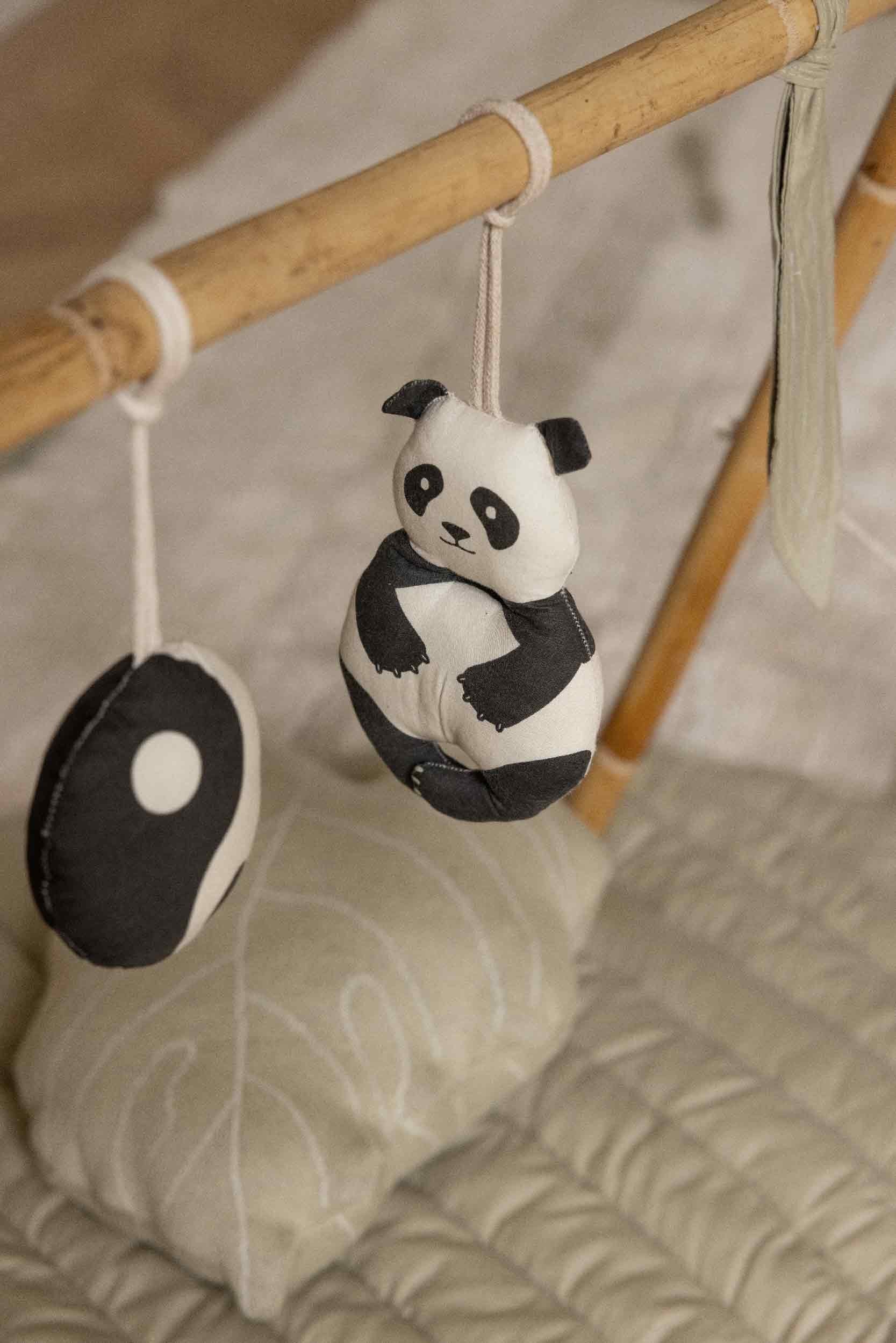 Set of 3 Sensory Panda Hangers