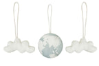Set of 3 Sensory Hanging Ornaments World Ball
