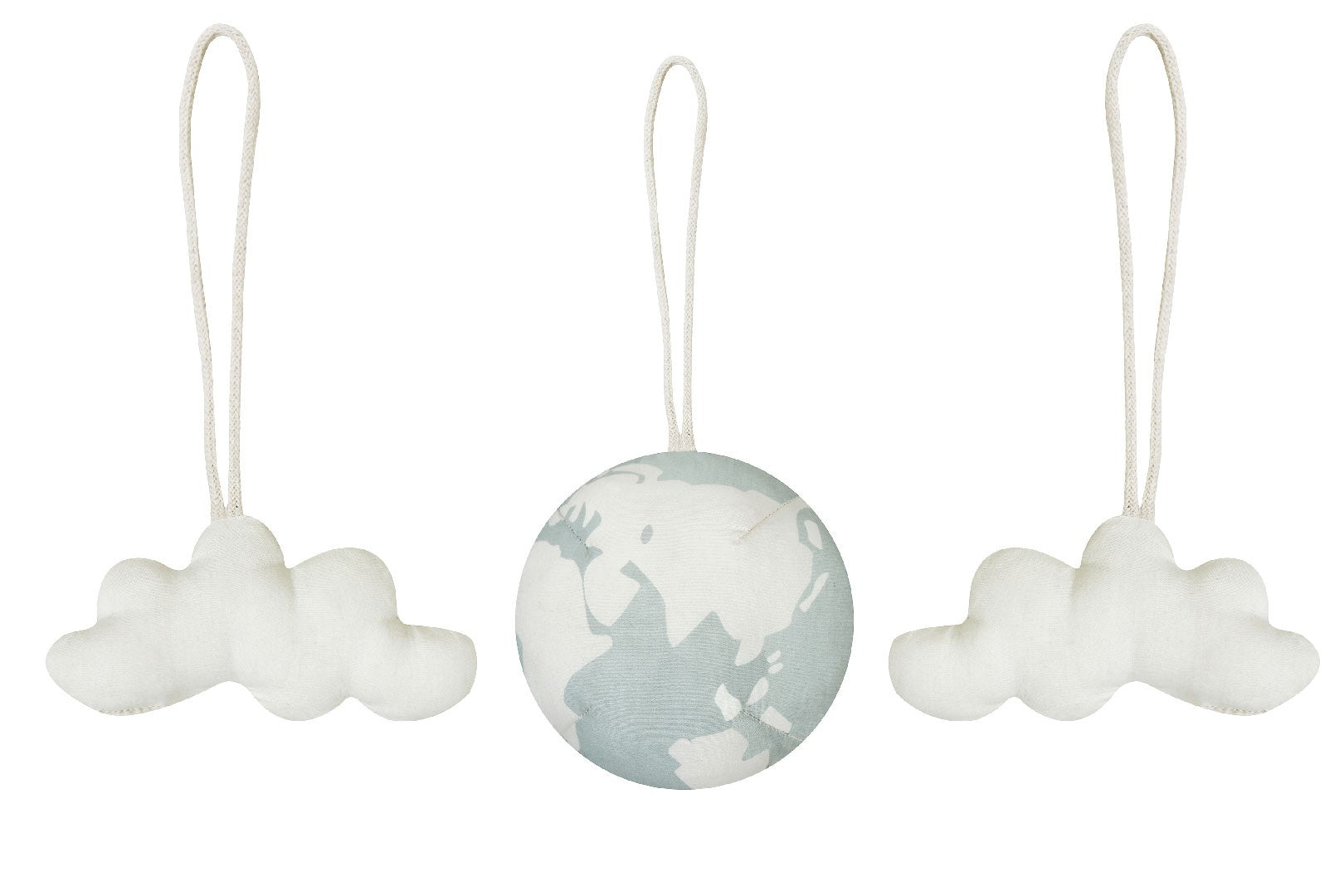 Set of 3 Sensory Hanging Ornaments World Ball