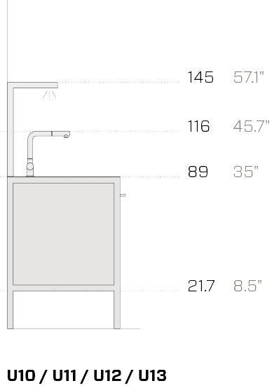 U12 Panel 128 Perforated Sheet with Shelf