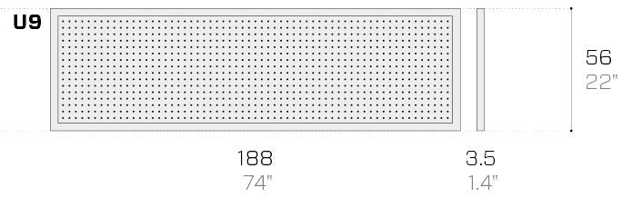 U8 Panel 128 Perforated Sheet