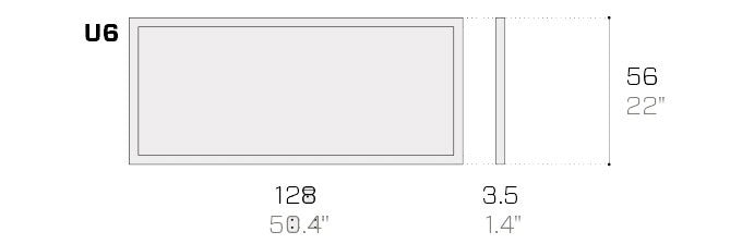 U6 Panel 128 Smooth Sheet Metal
