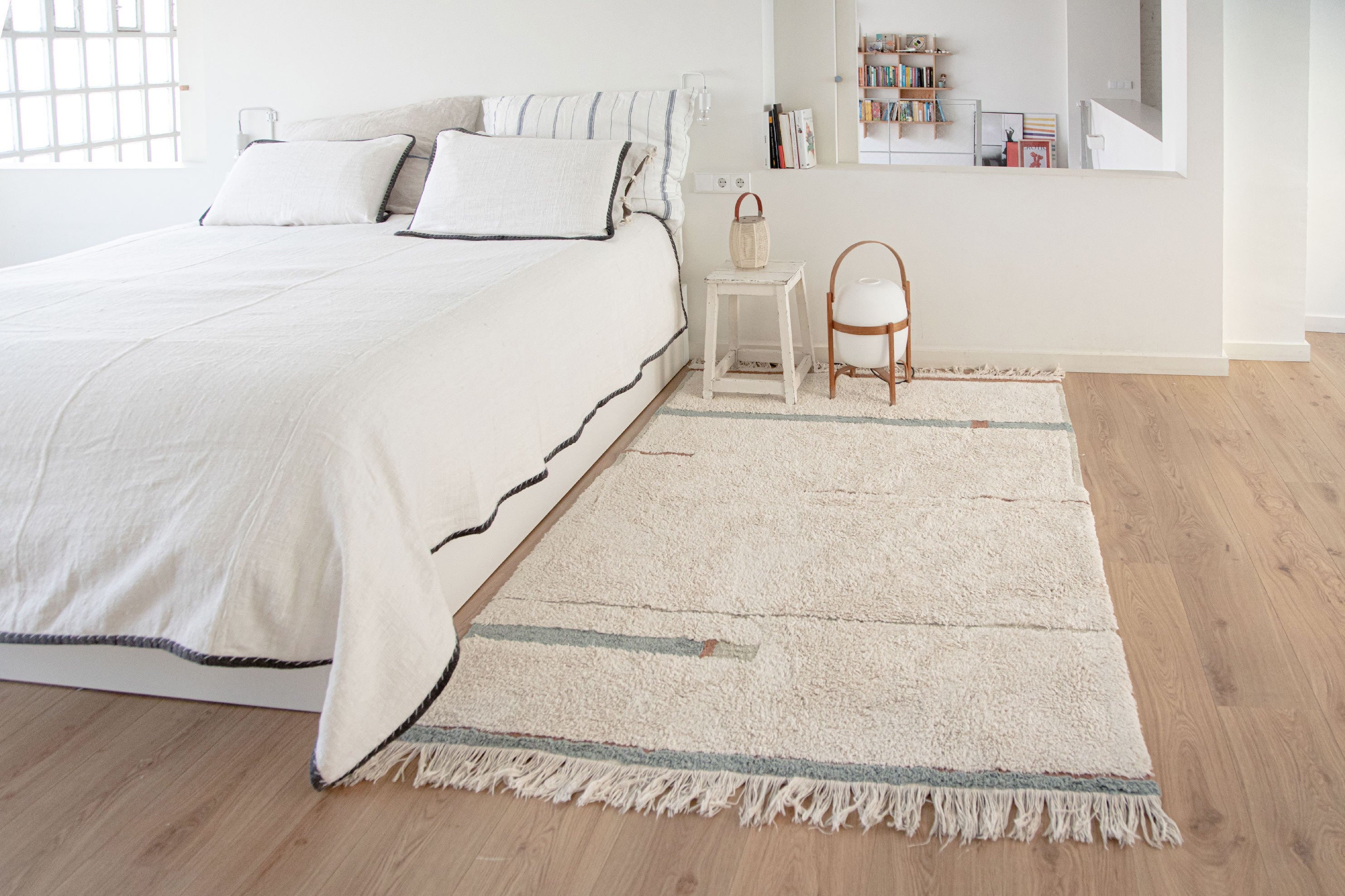 Alfombra Lavable | Lanes Blue 140x200
