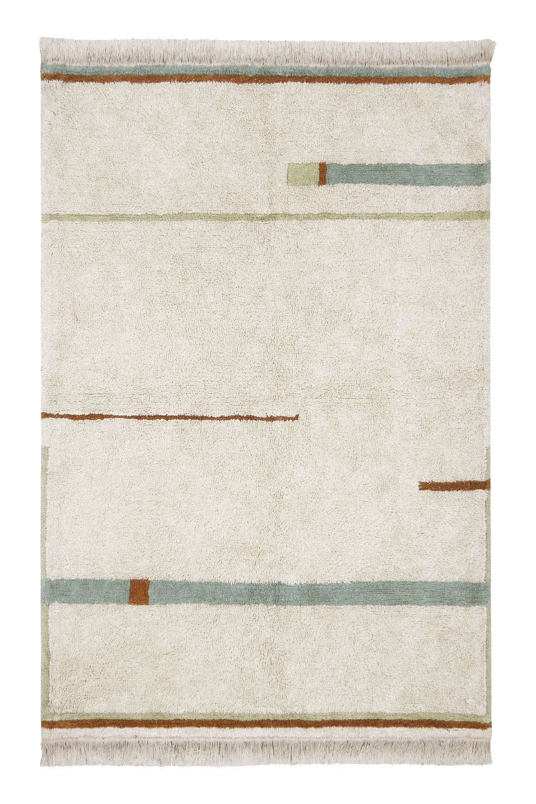 Alfombra Lavable | Lanes Blue 90x130