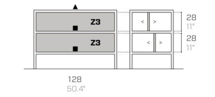Z3 Separador Opaco 128
