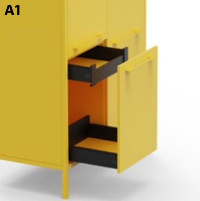 A1 Kit 1 cajón grande + 1 cajón interior