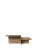 Mesa de Café Distinct Travertine Dark Brown