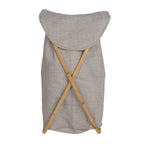 BASKET FOR LAUNDRY GREY/NATURAL