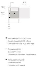 Cocina Frame Metálica con puertas incluidas.06 OUTDOOR Mueble Cocina Frame 188