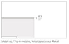 Encimera Metal Frame 188