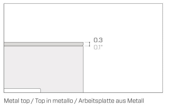 Encimera Metal Frame 188