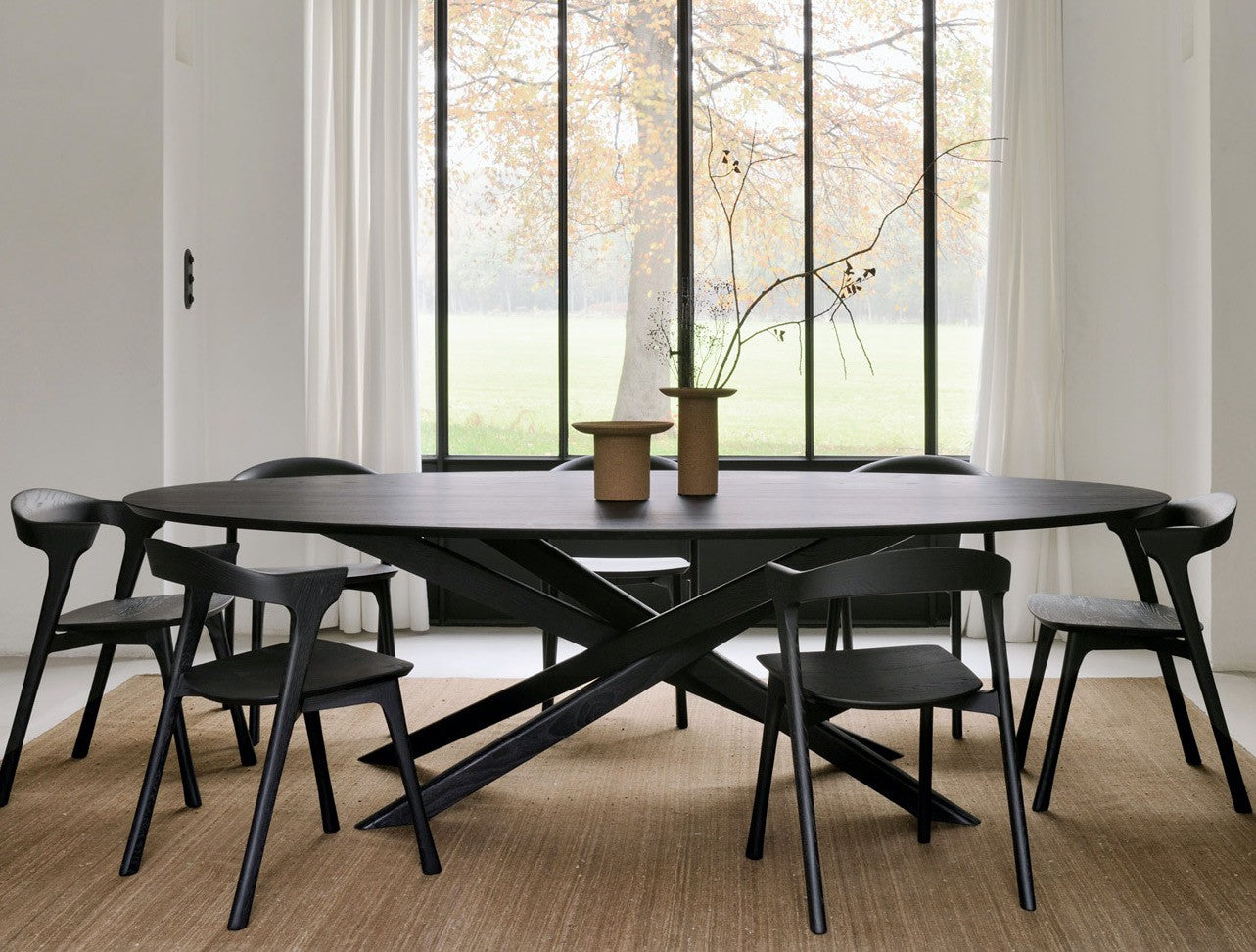 Mesa de comedor Mikado 267x138 Negra
