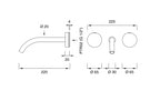 Grifo Baño GIO43 L220