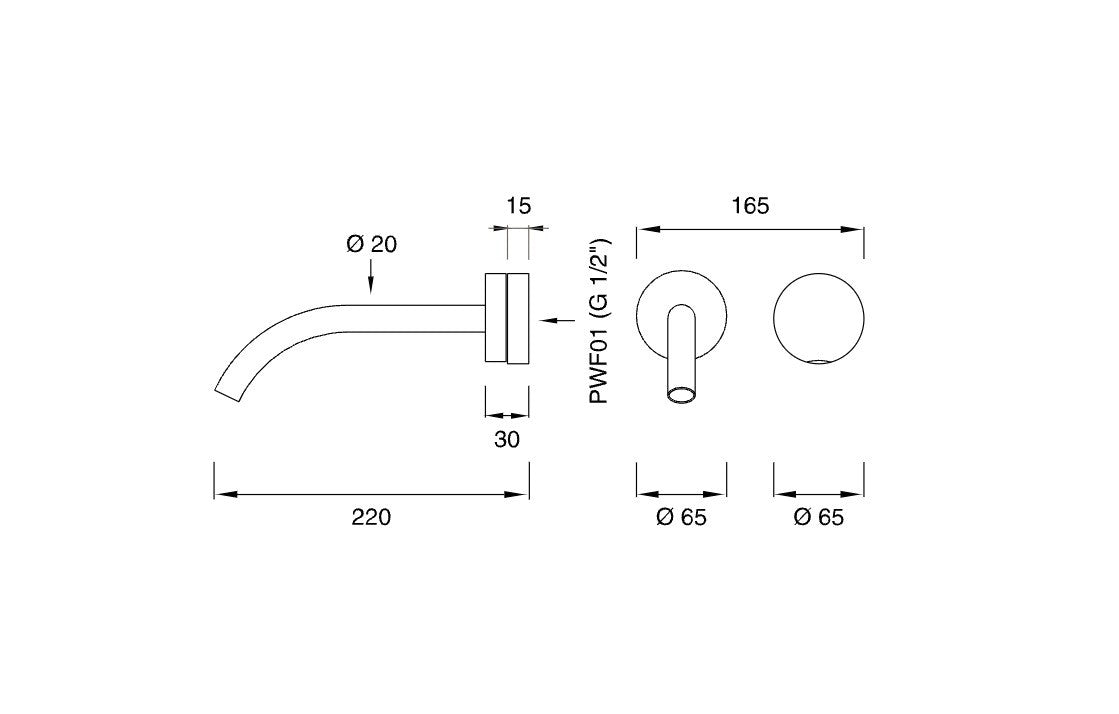 Grifo Lavabo LTZ02 L170