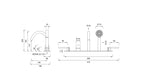 Lutezia LTZ95 Bathtub Faucet