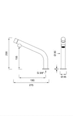 Grifo Cocina Gastone GAS24