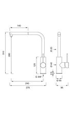 Grifo Cocina MILO360 H31