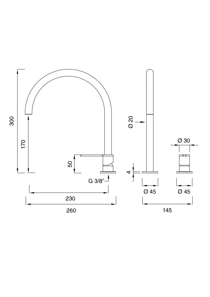 Grifo Cocina Innovo H30