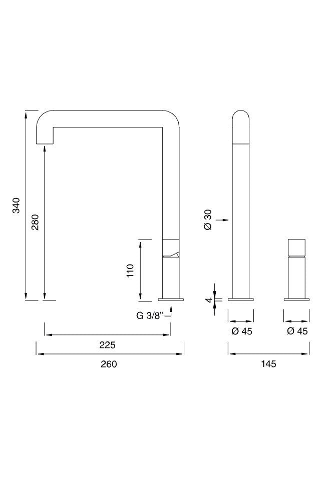 Grifo Cocina Cartesio H34
